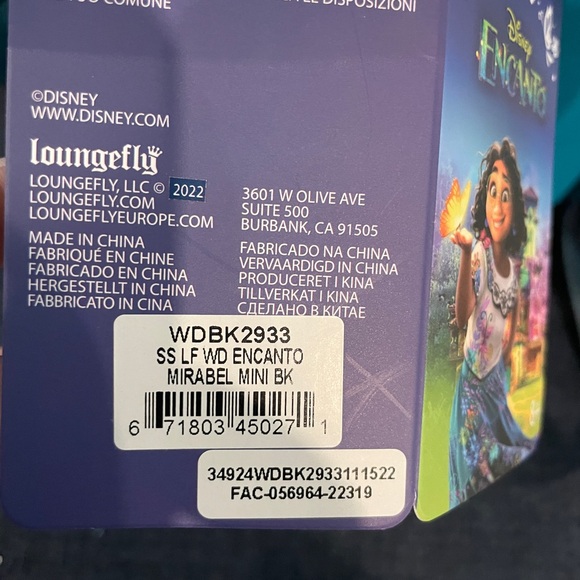 Loungefly Encanto La Familia Madrigal Mirabel Cosplay Mini Backpack - Picture 5 of 5